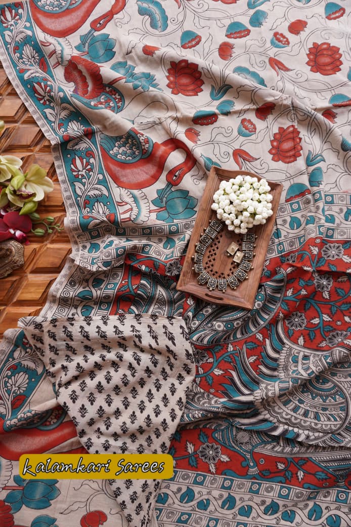 Kalamkari Cotton Sarees