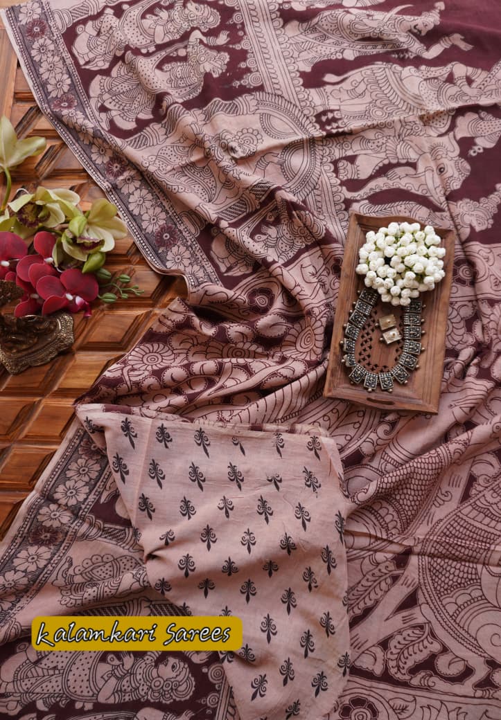 Kalamkari Cotton Sarees