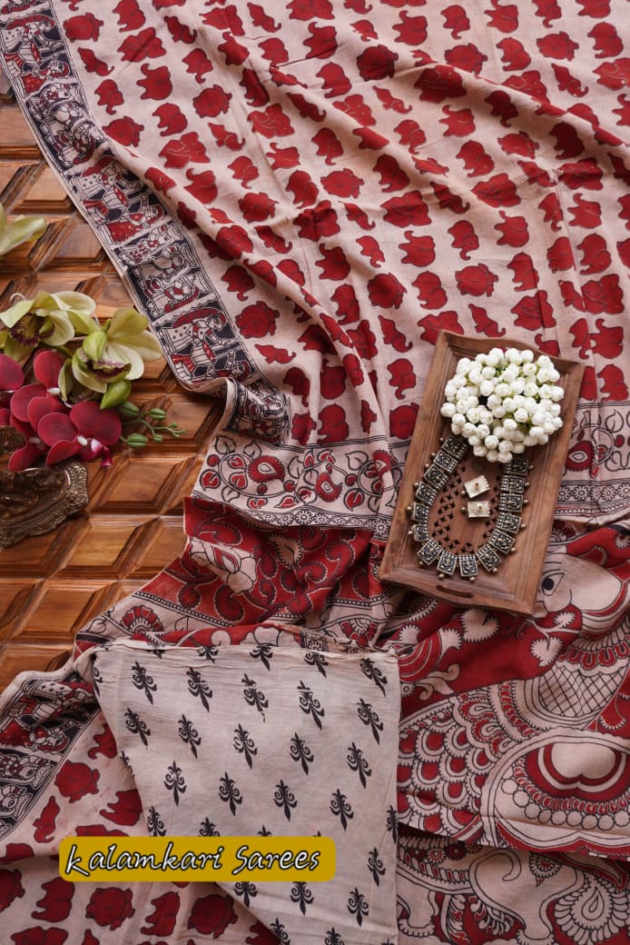 Kalamkari Cotton Sarees
