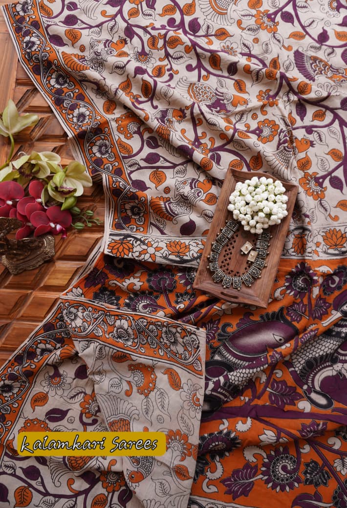 Kalamkari Cotton Sarees