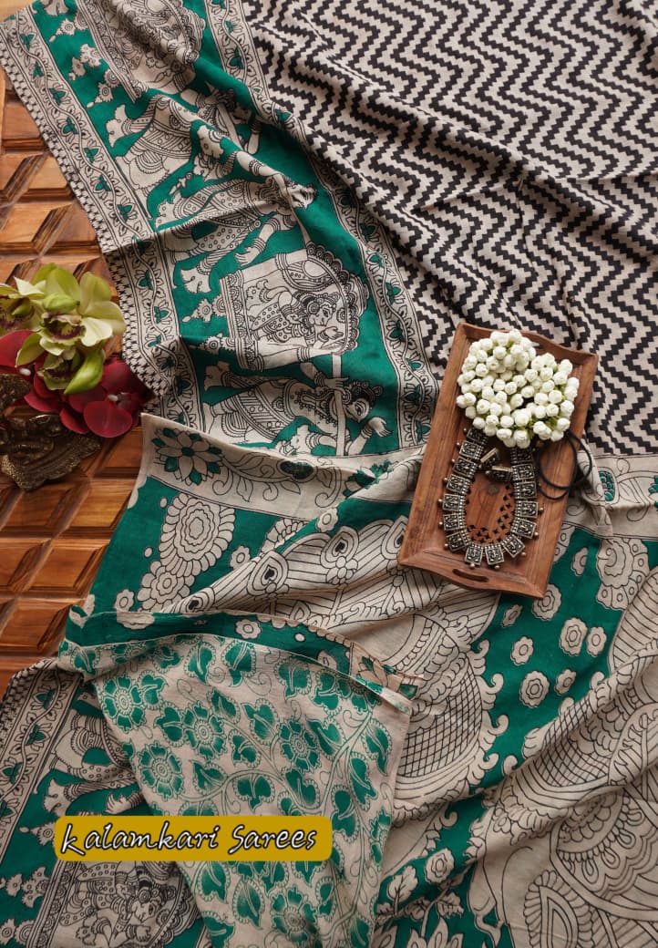 Kalamkari Cotton Sarees