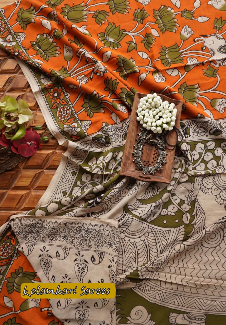 Kalamkari Cotton Sarees