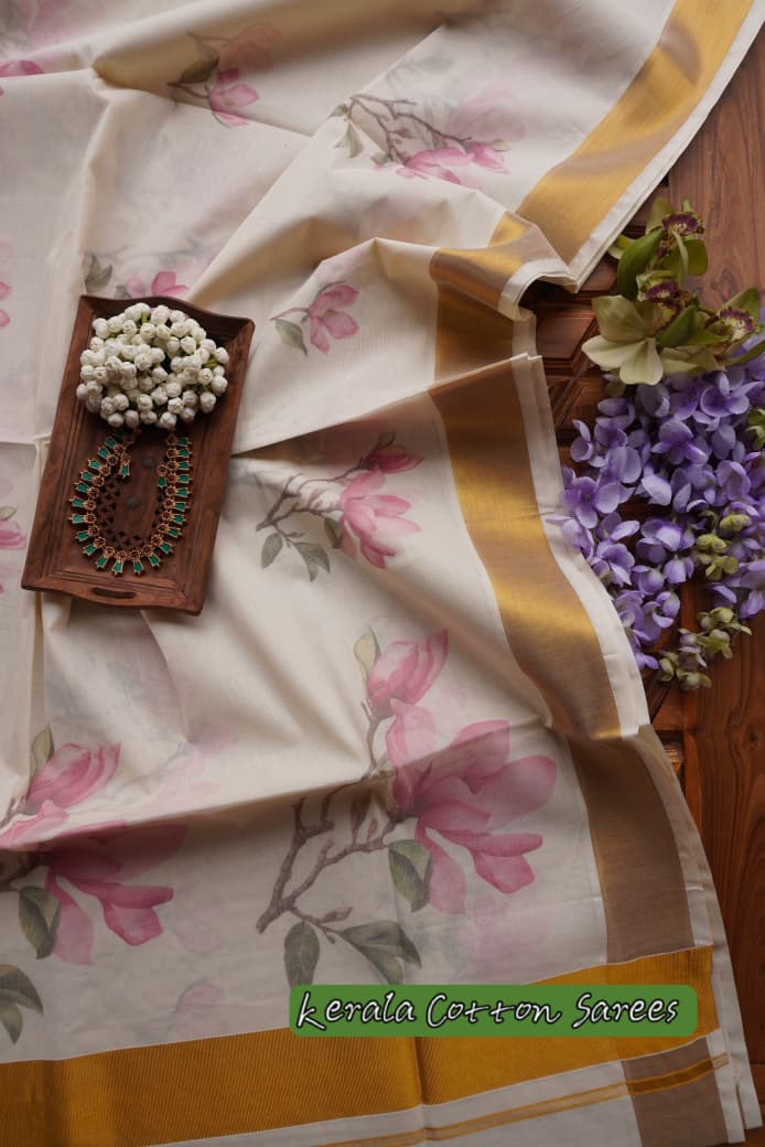 Kerala Cotton Saree