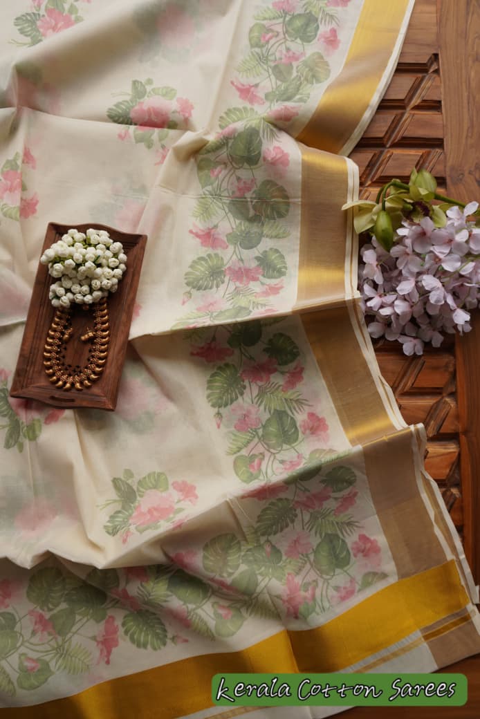 Kerala Cotton Saree