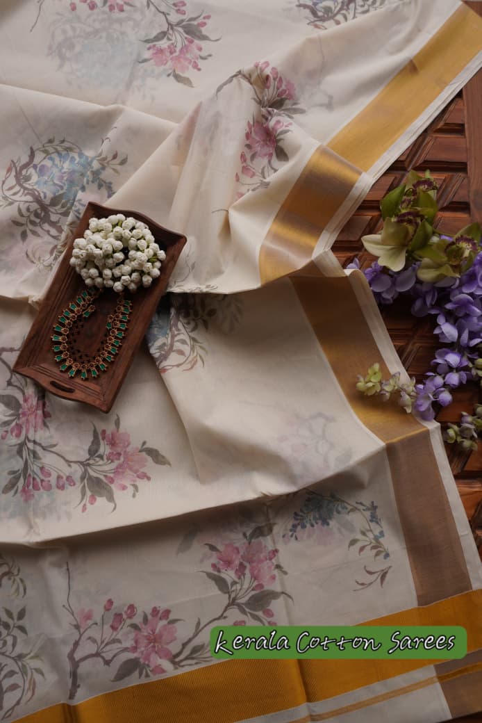 Kerala Cotton Saree