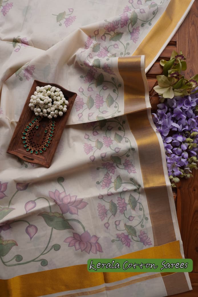 Kerala Cotton Saree