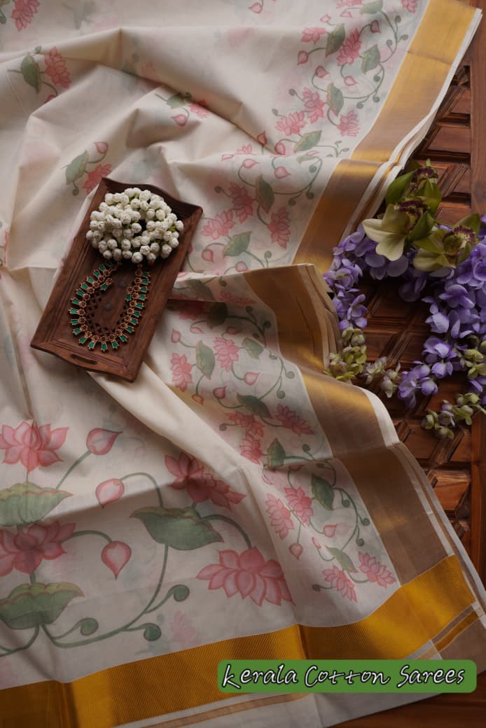Kerala Cotton Saree
