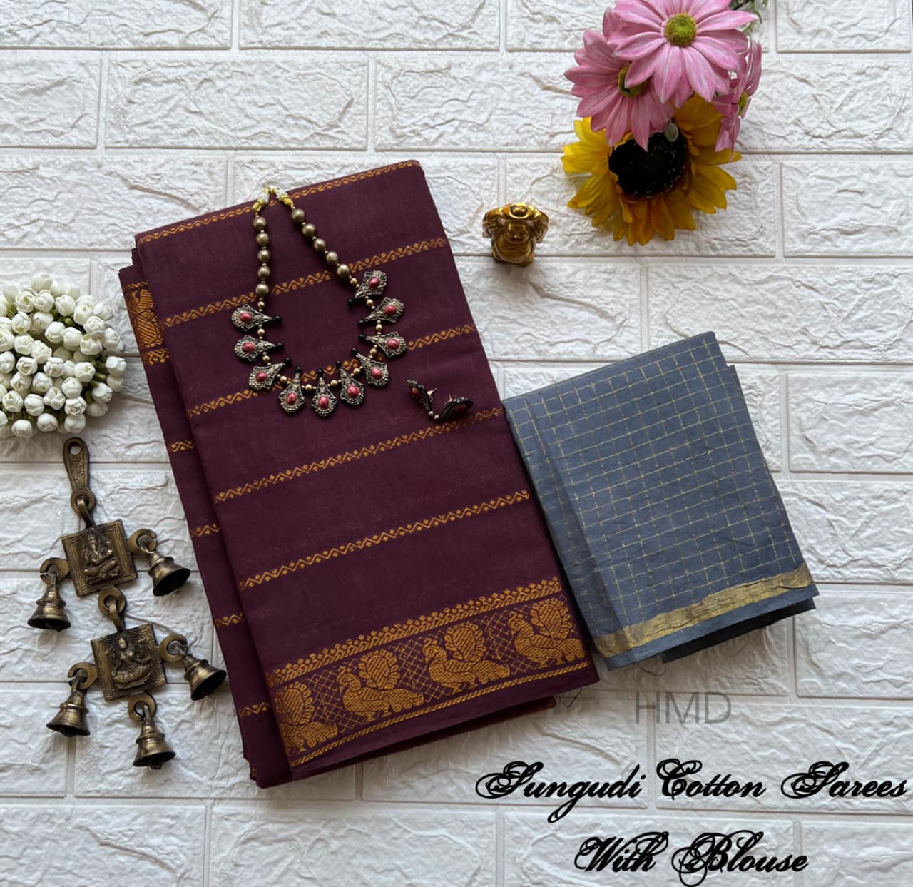 Sungudi Cotton sarees
