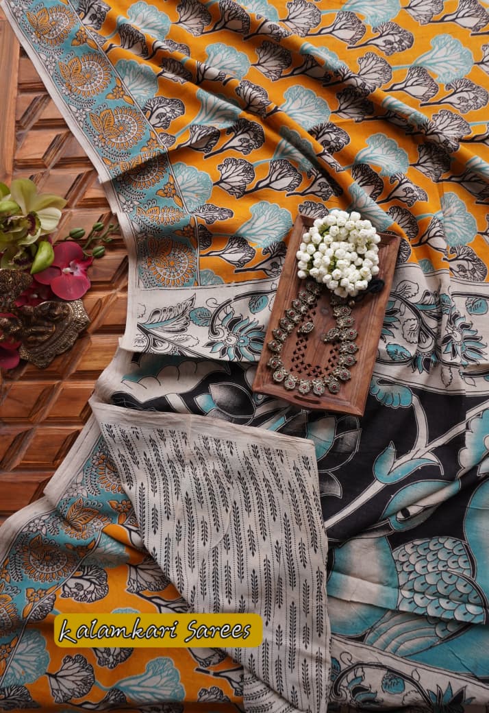 Kalamkari Cotton Sarees