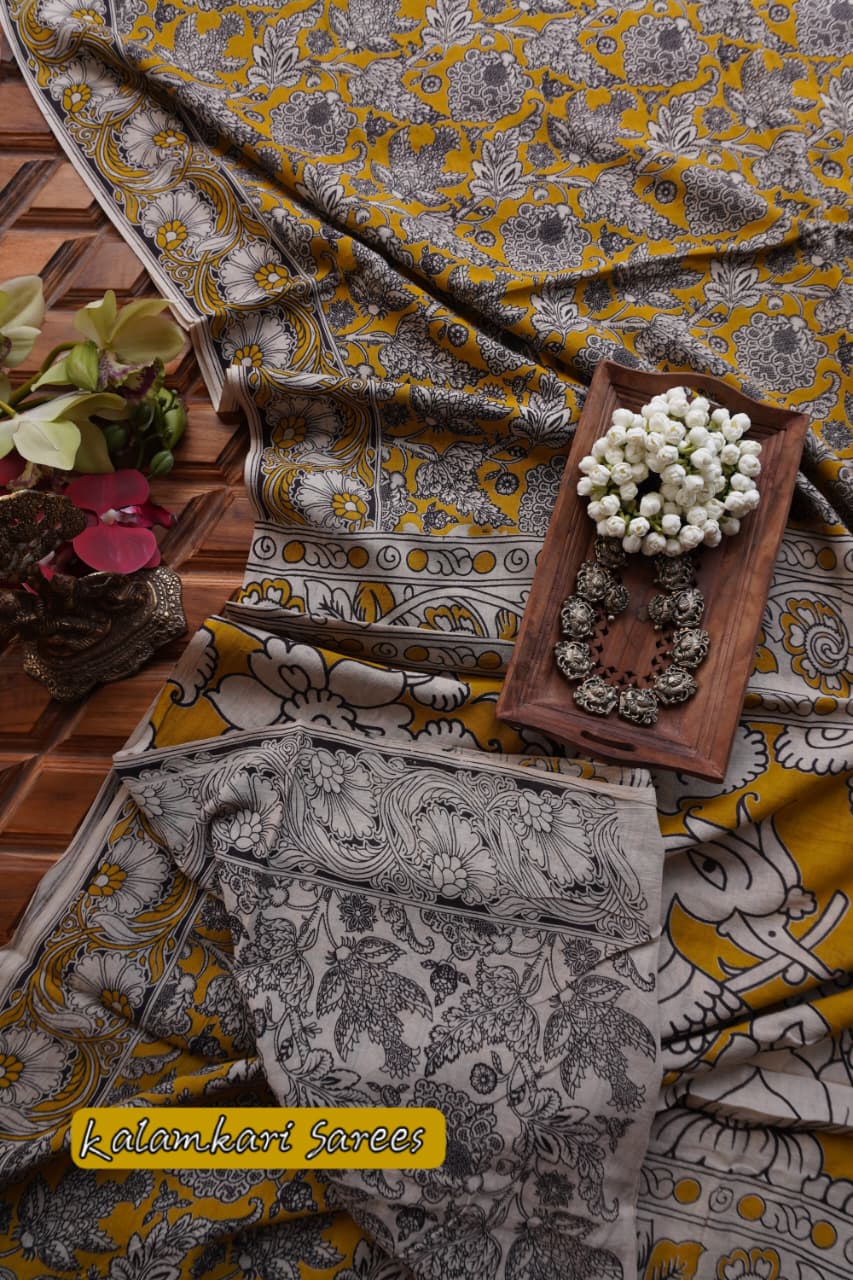 Kalamkari Cotton Sarees