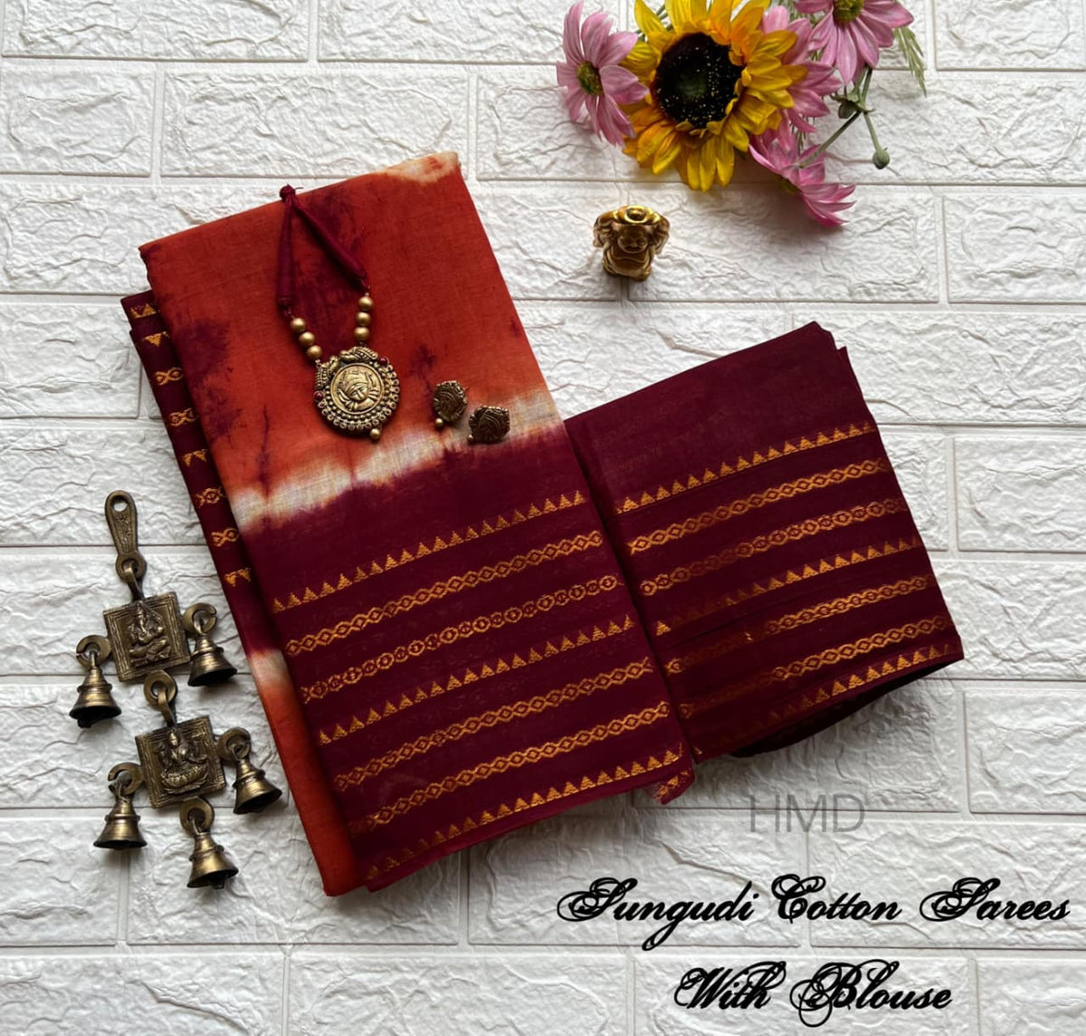 Sungudi Cotton sarees