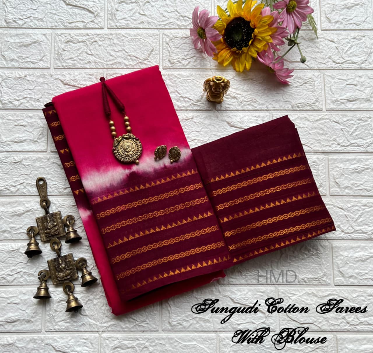 Sungudi Cotton sarees