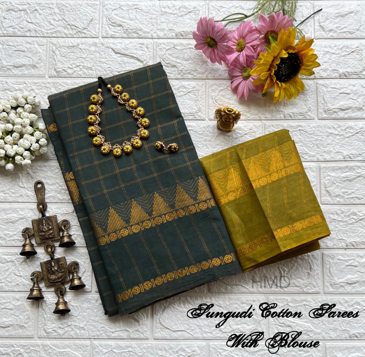 Sungudi Cotton sarees