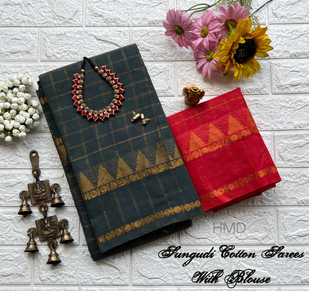 Sungudi Cotton sarees