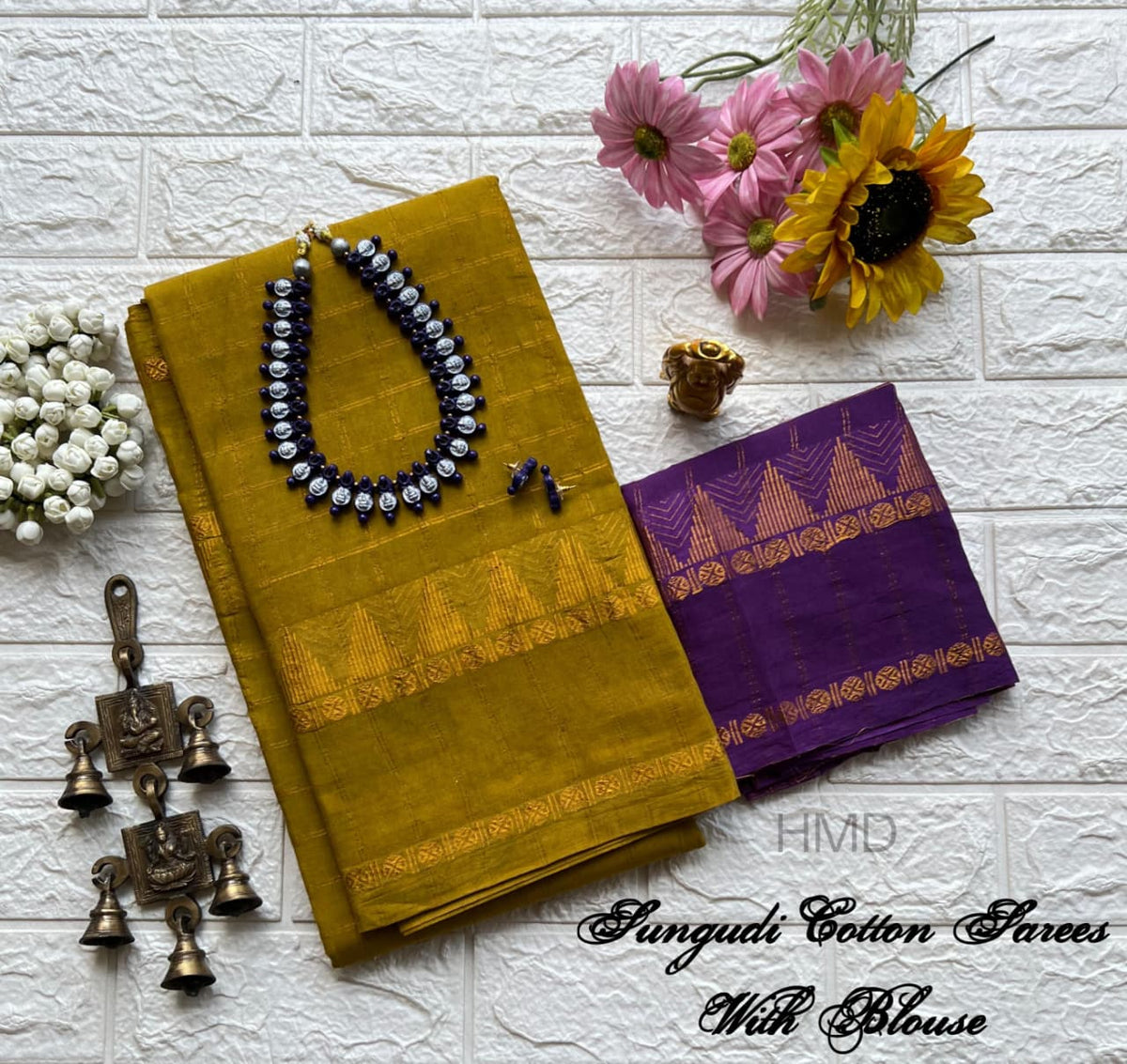Sungudi Cotton sarees