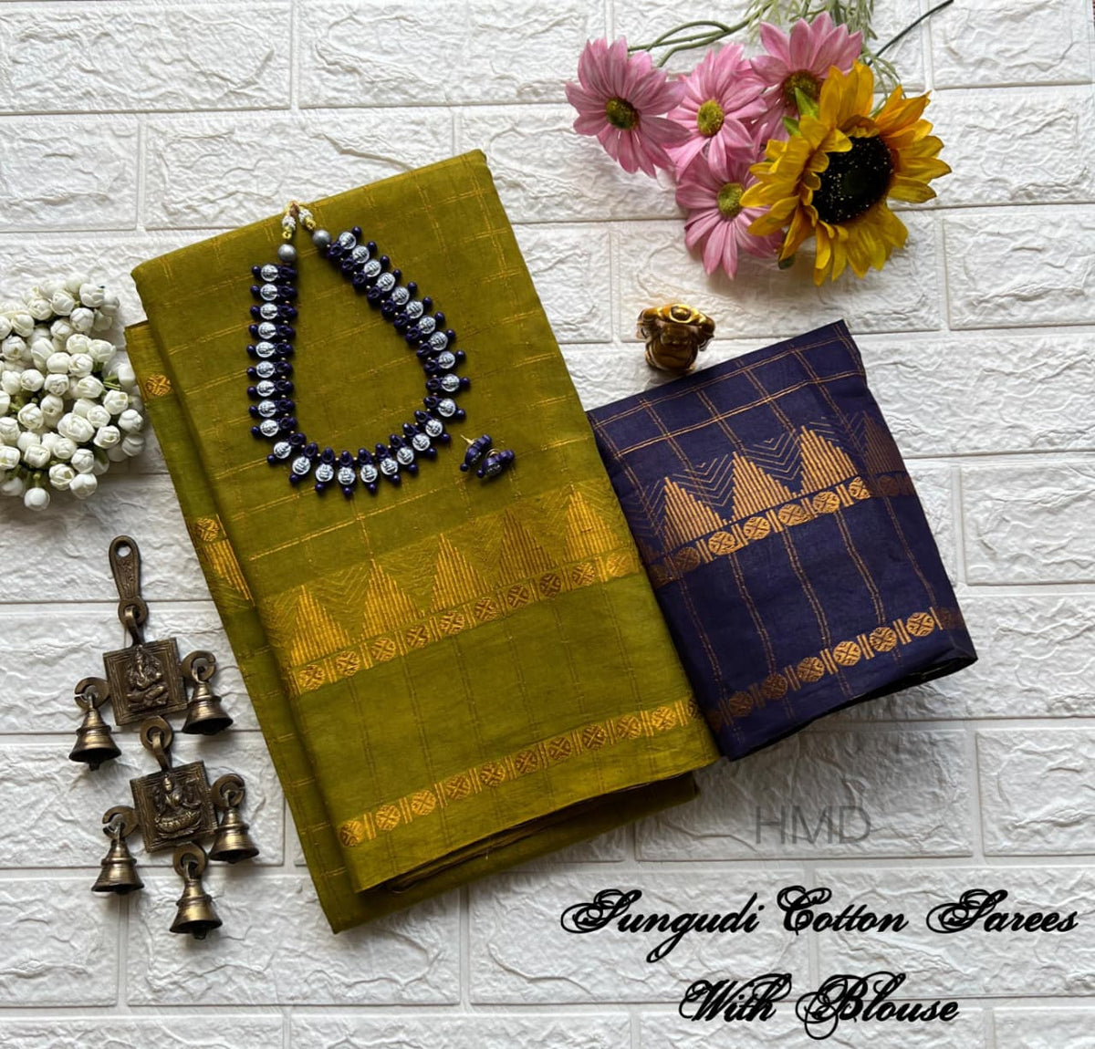 Sungudi Cotton sarees