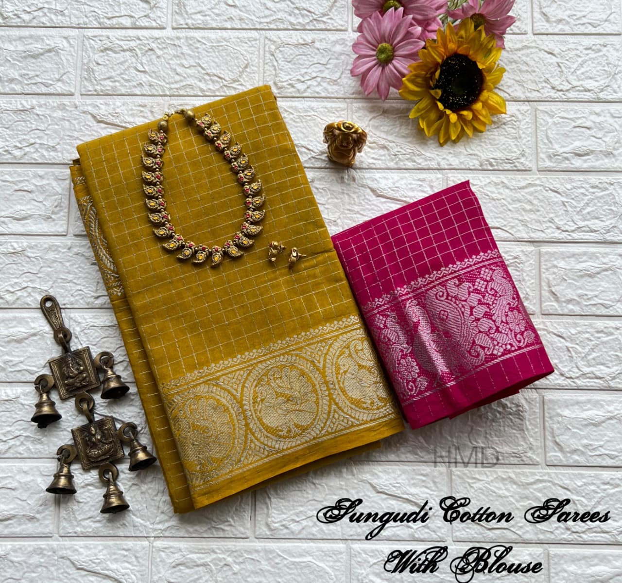 Sungudi Cotton sarees