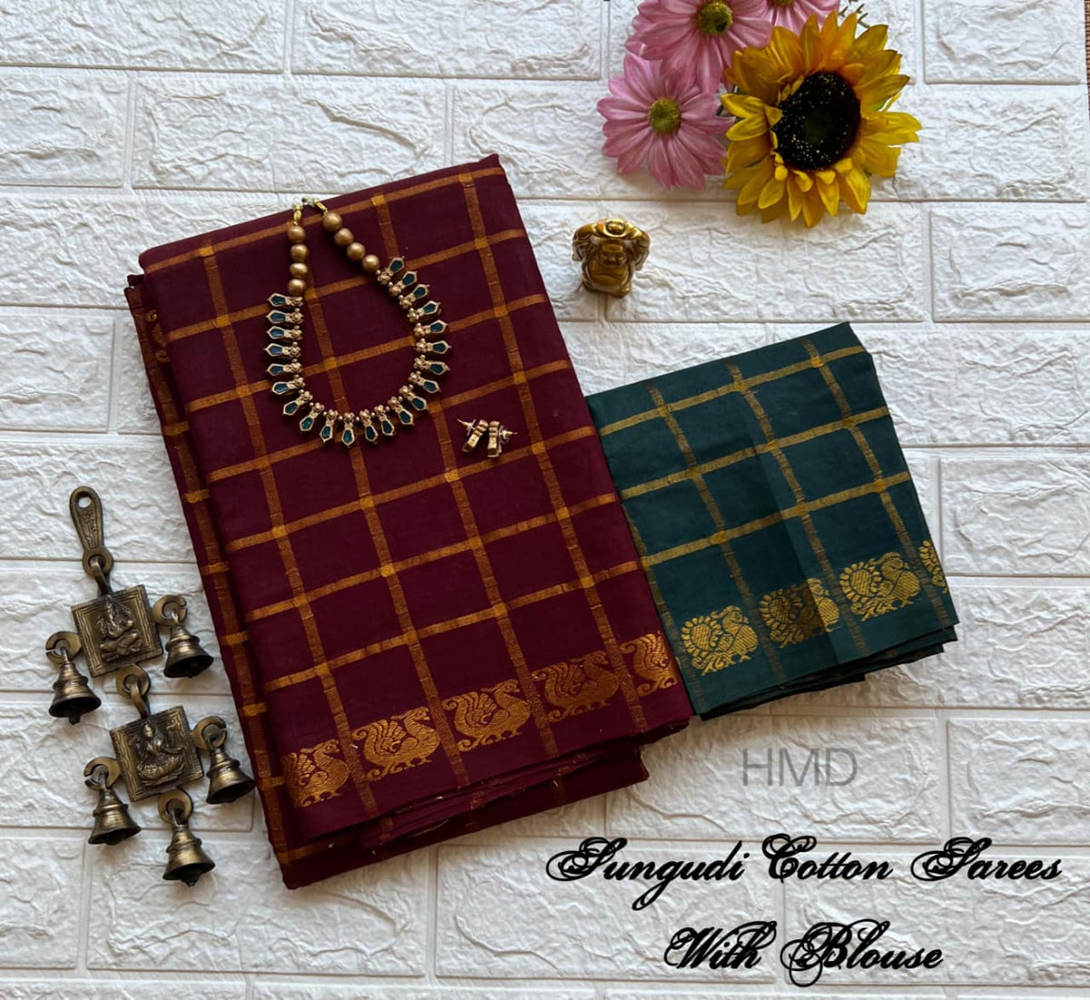 Sungudi Cotton sarees