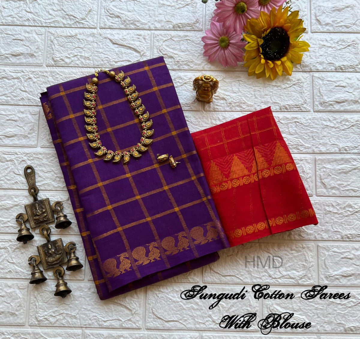 Sungudi Cotton sarees