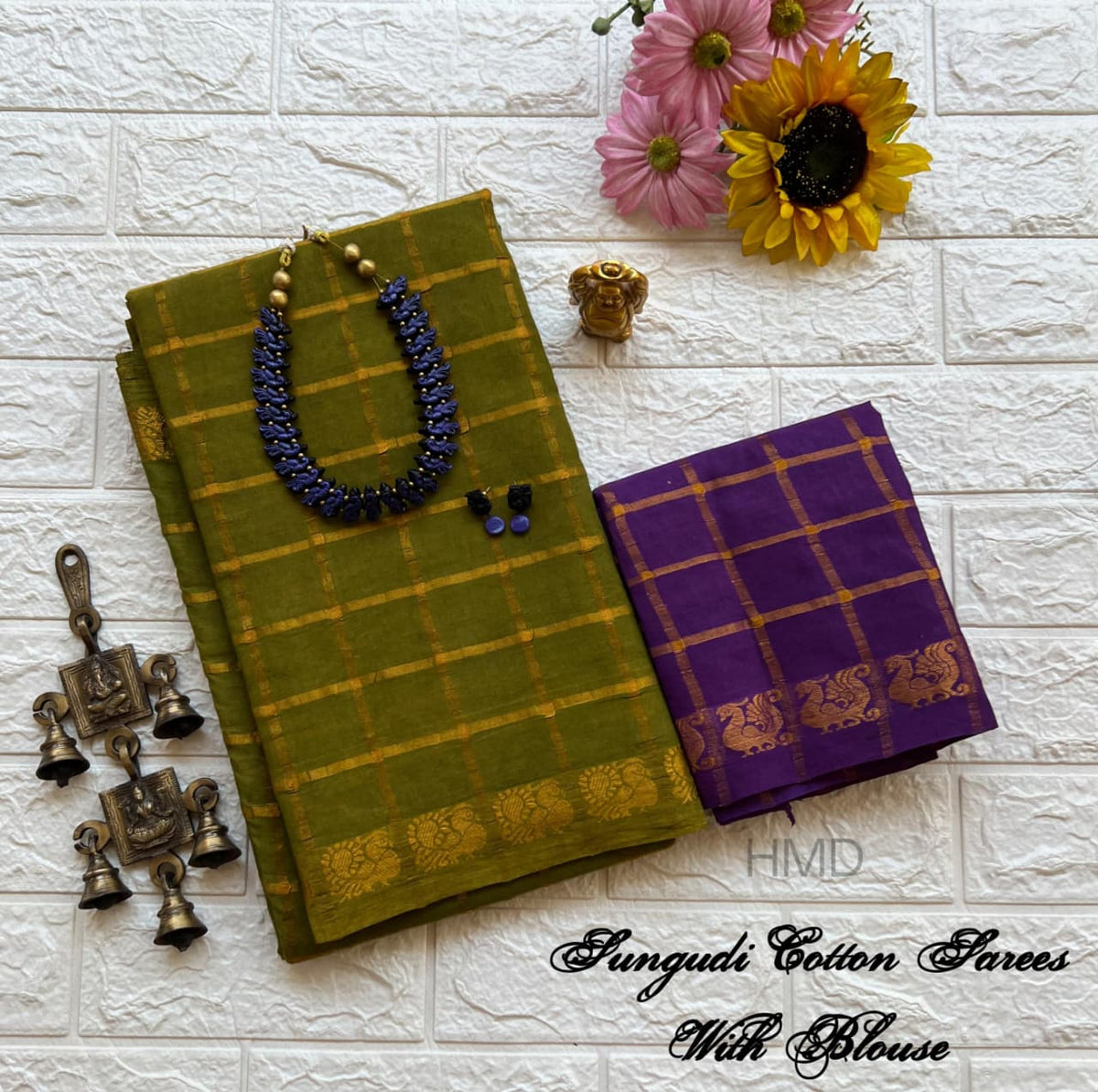 Sungudi Cotton sarees