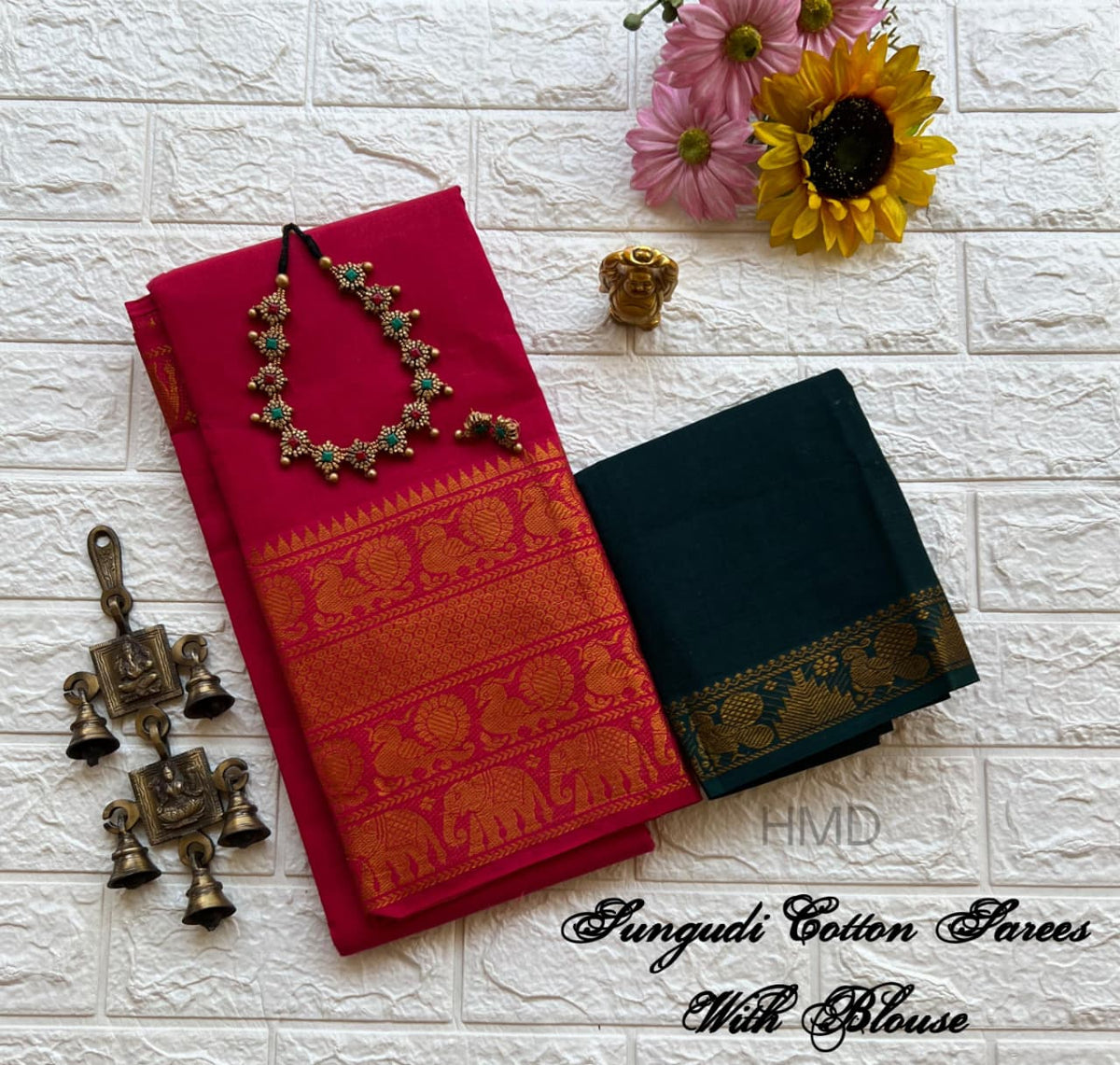 Sungudi Cotton sarees