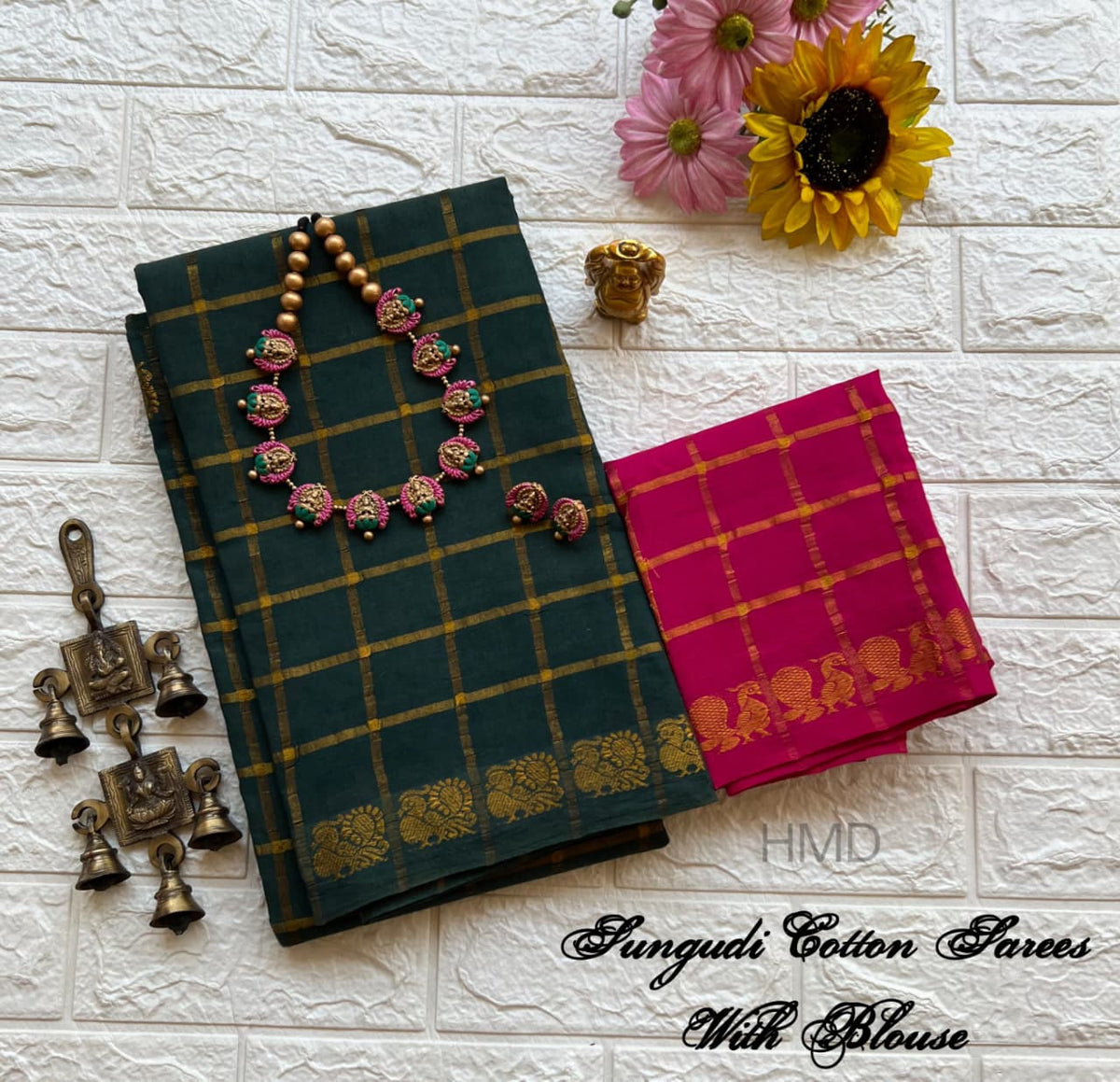 Sungudi Cotton sarees