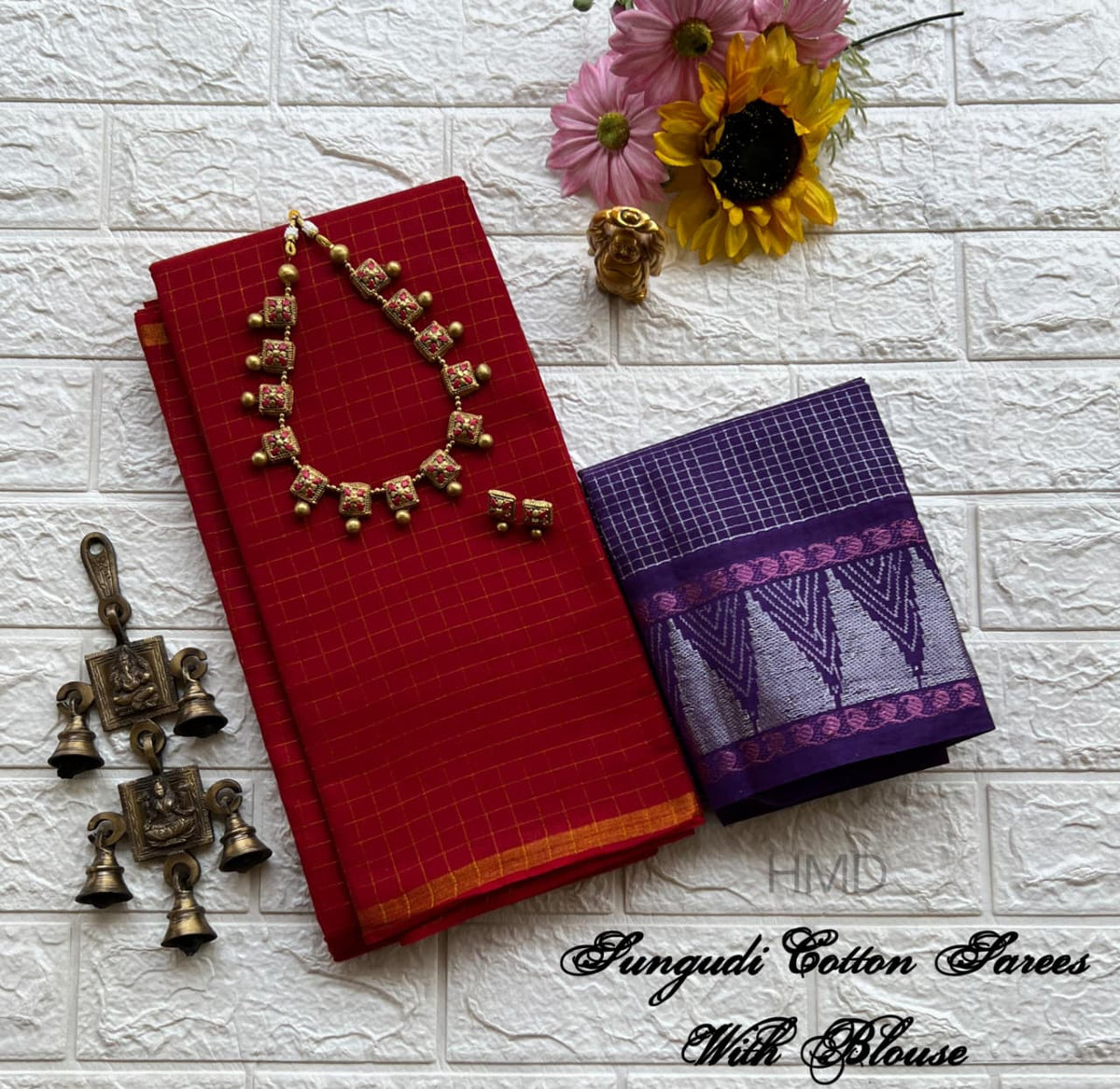 Sungudi Cotton sarees
