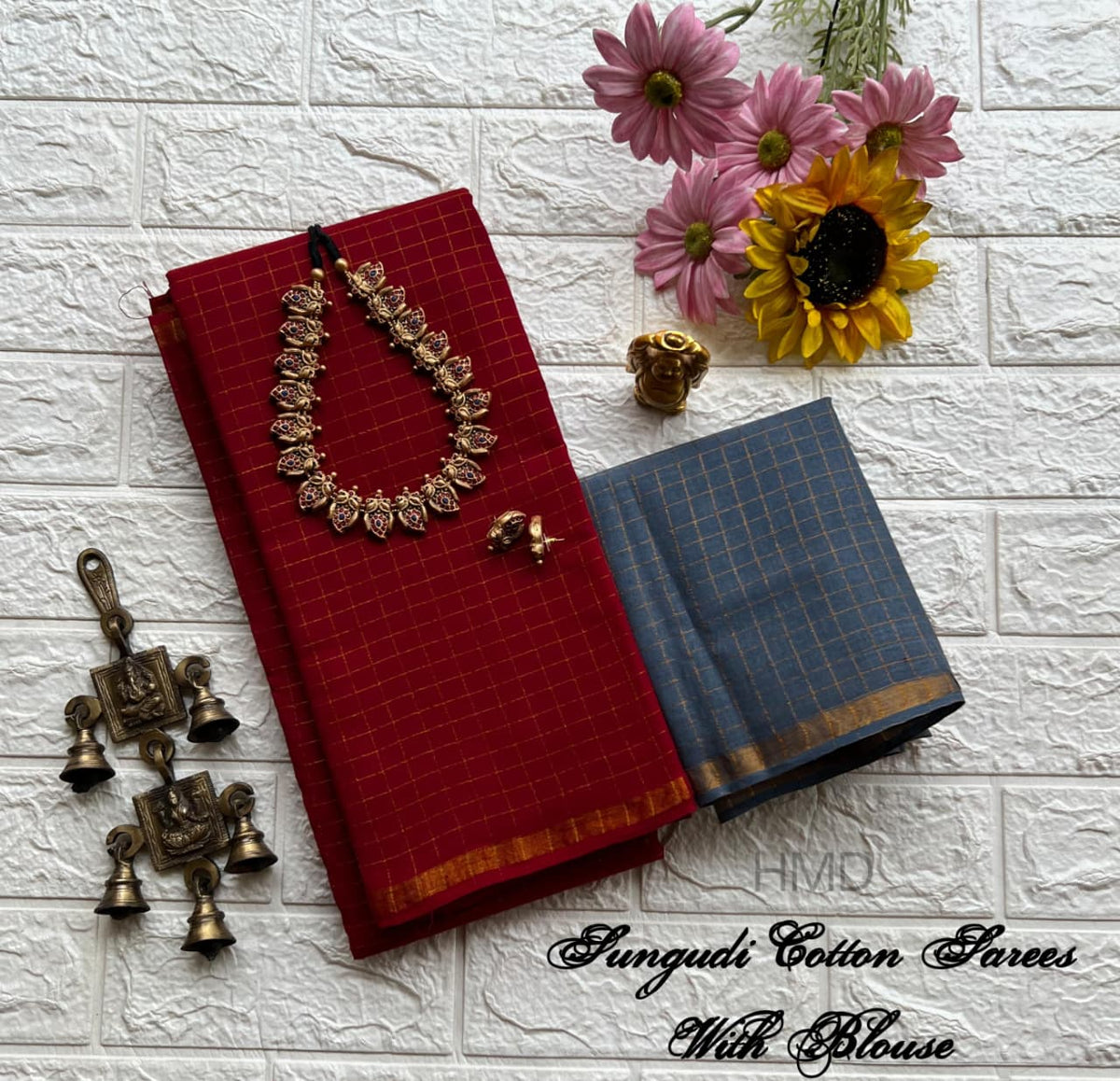 Sungudi Cotton sarees