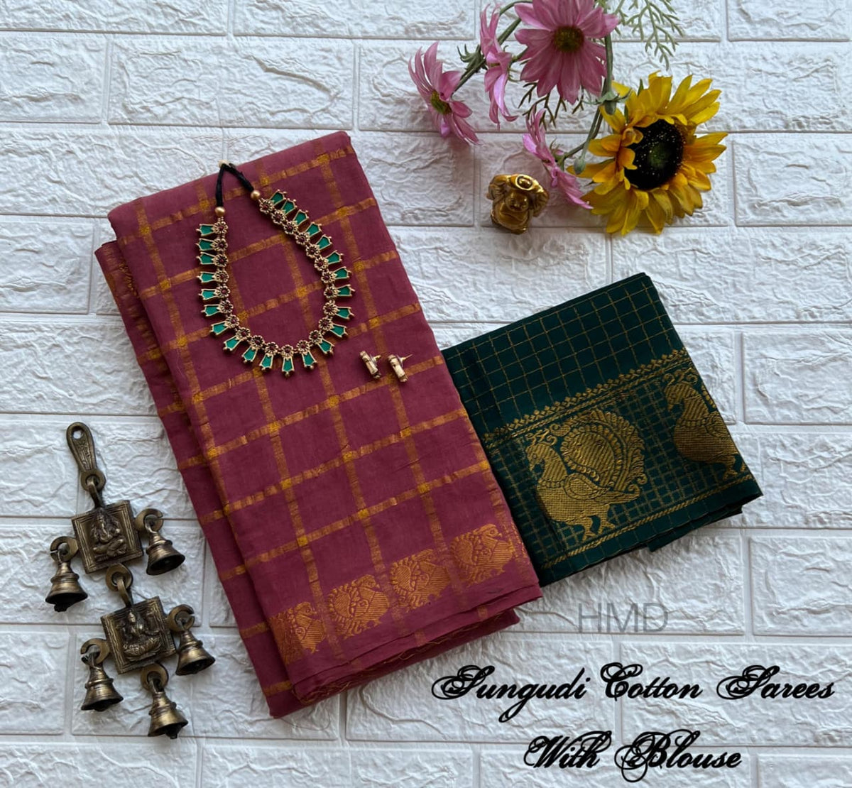 Sungudi Cotton sarees
