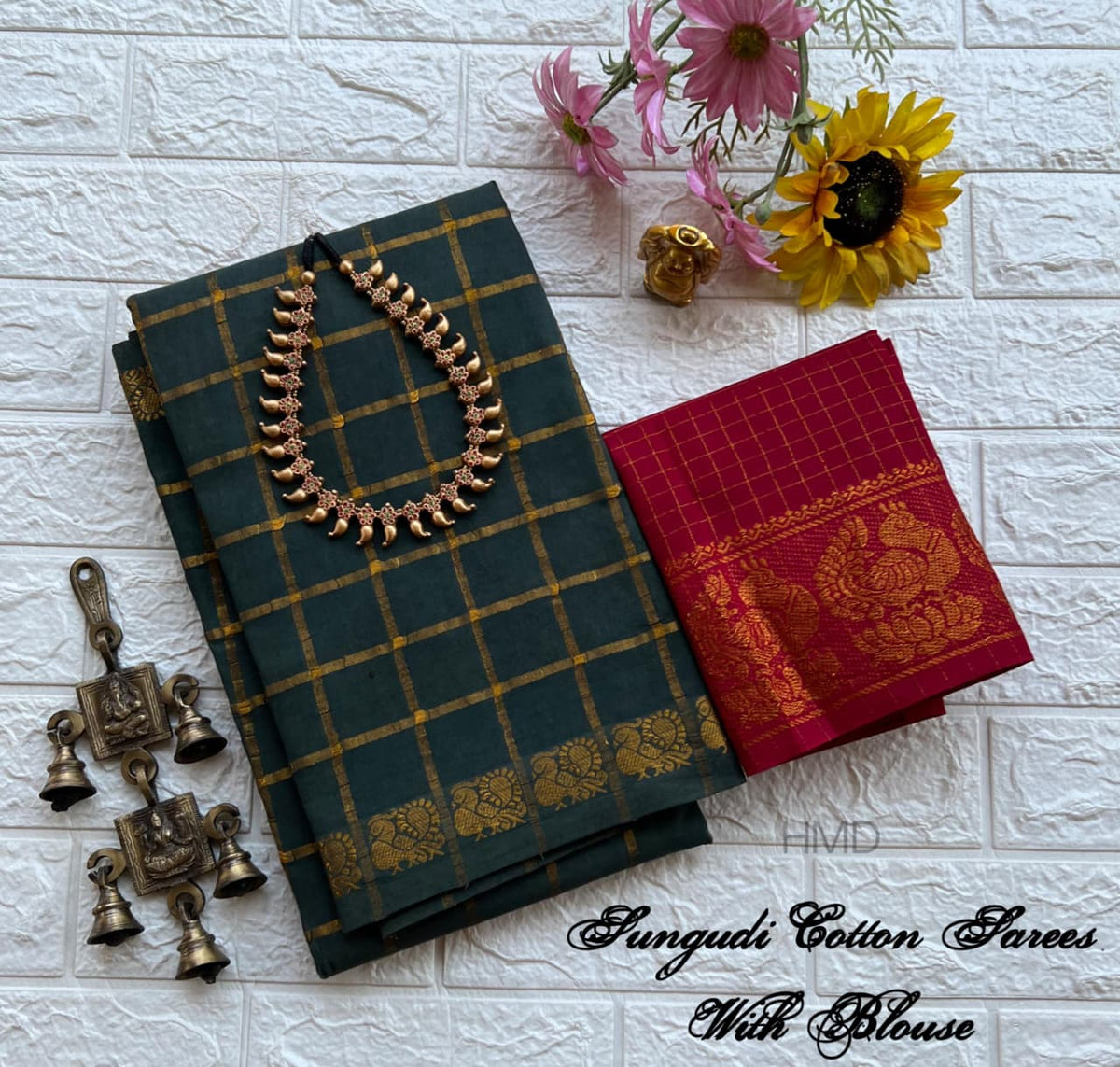 Sungudi Cotton sarees