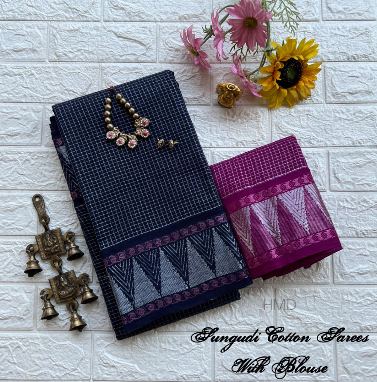 Sungudi Cotton sarees
