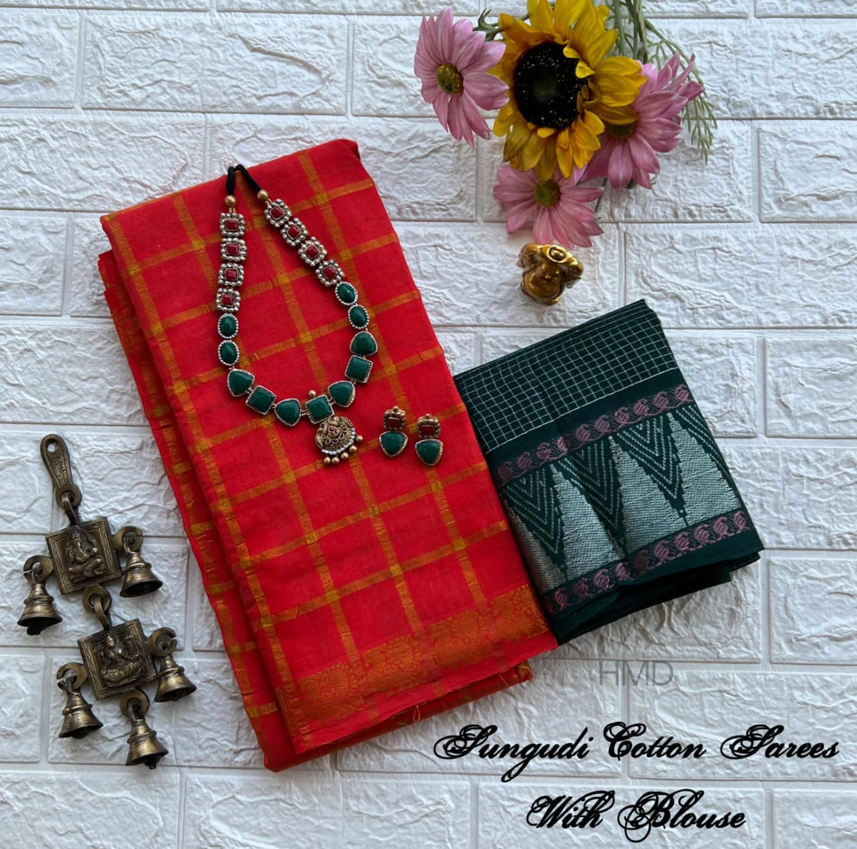 Sungudi Cotton sarees