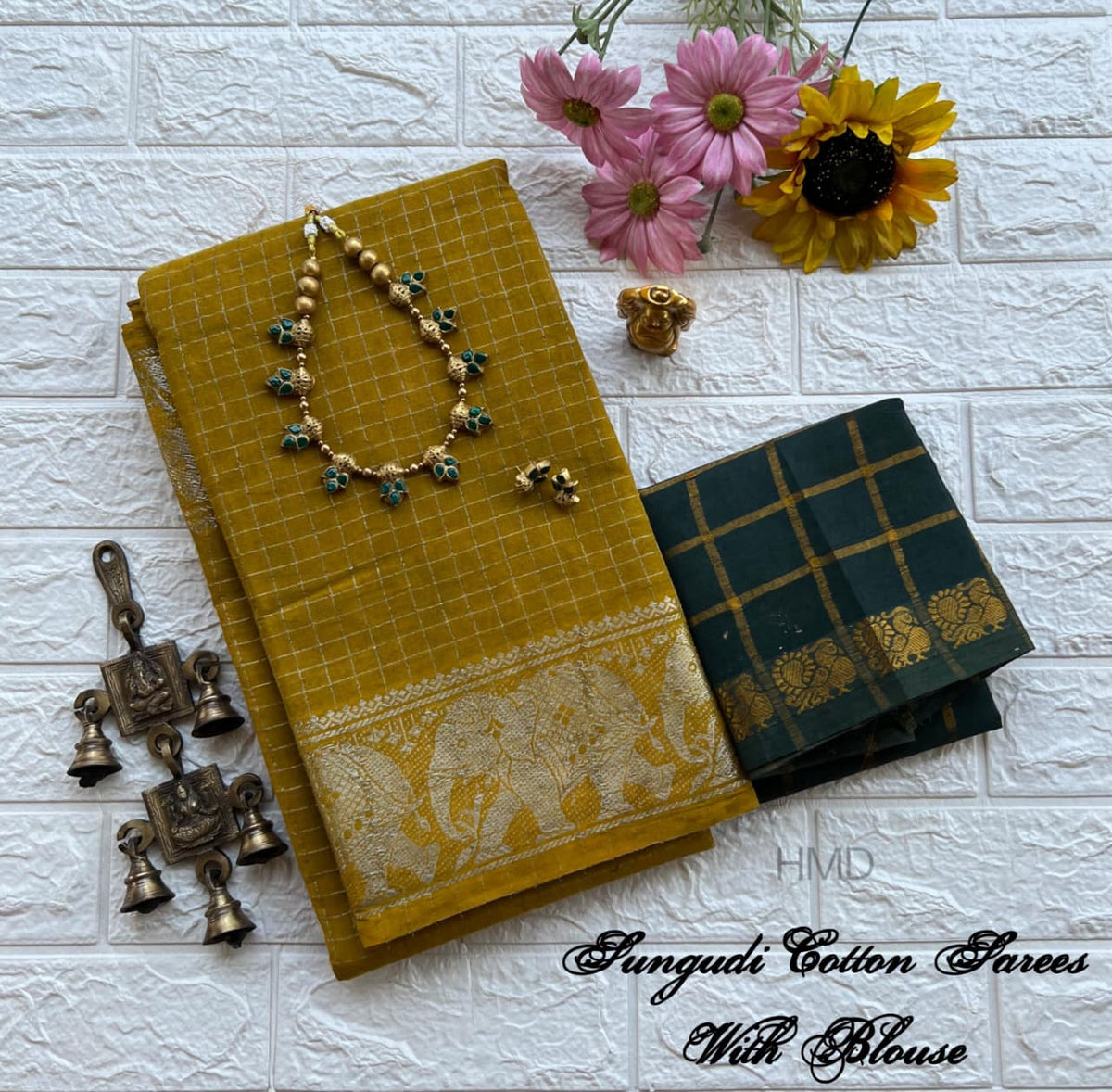 Sungudi Cotton sarees