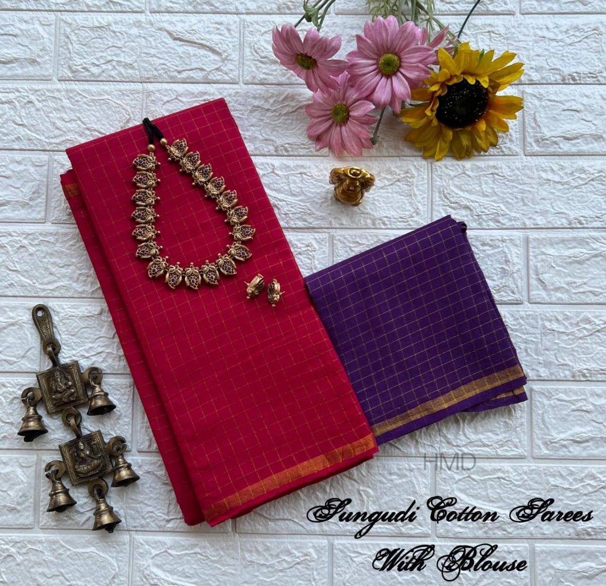 Sungudi Cotton sarees