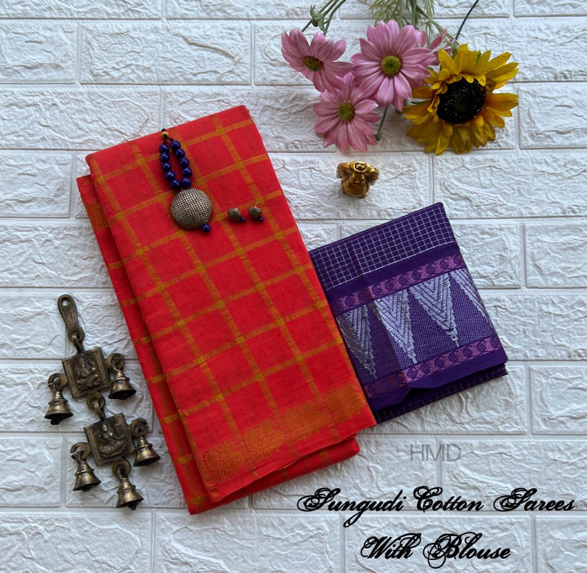 Sungudi Cotton sarees